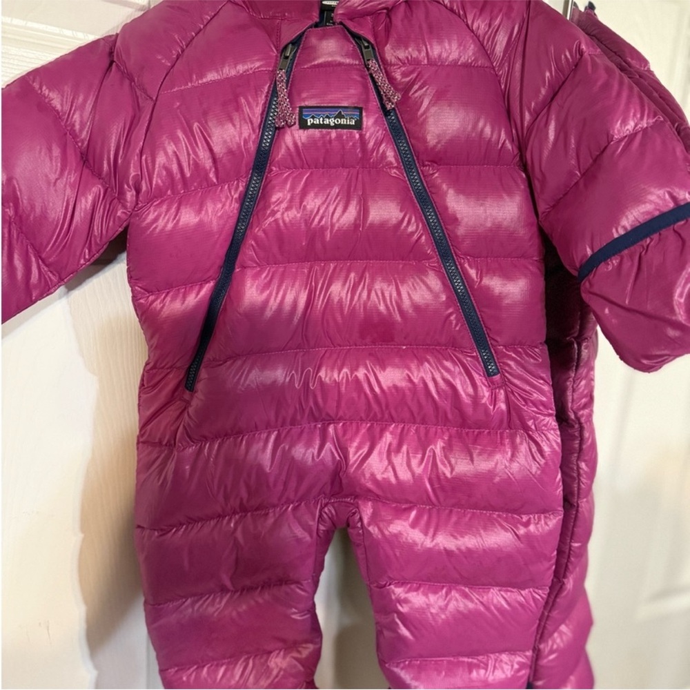 Patagonia Fuchsia Puffer Snowsuit